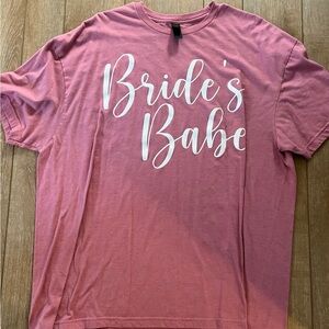 Bride's Babe Pink T-Shirt